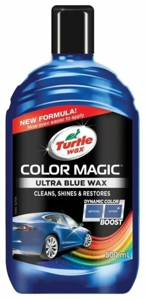 TURTLE WAX CM ULTRA BLUE WAX ПОЛИРОЛЬ ДЛЯ КУЗОВА ТЕМНО-СИНЕГО ЦВЕТА 500МЛ