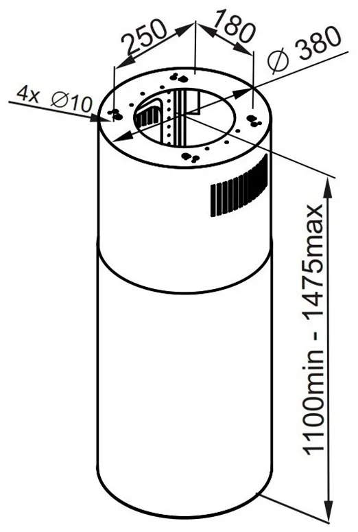Вытяжка MAUNFELD Lee Push 39 черный 17
