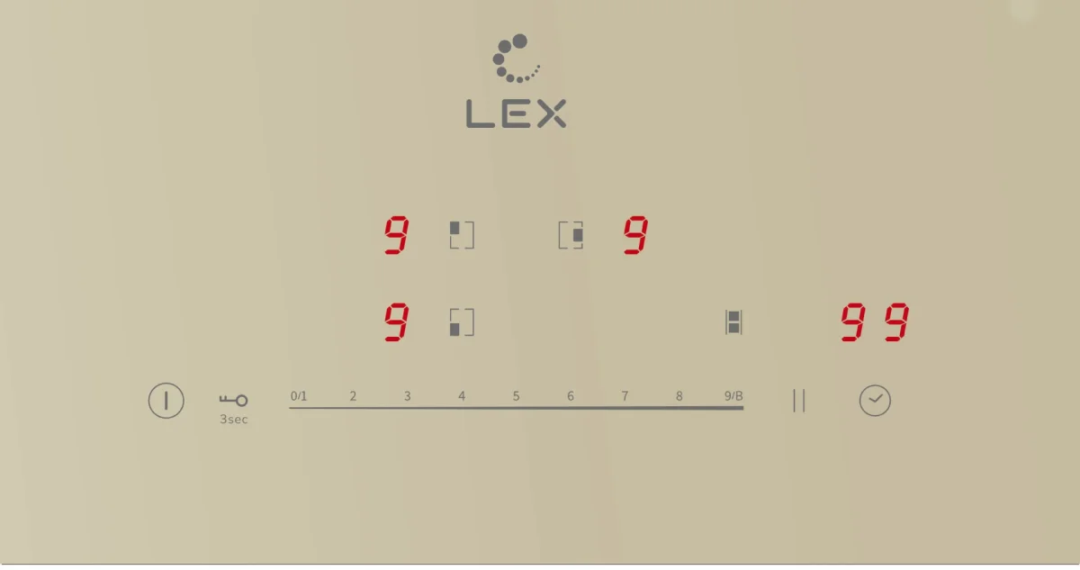 LEX EVI 631A IV панель стеклокерамическая индукционная 2