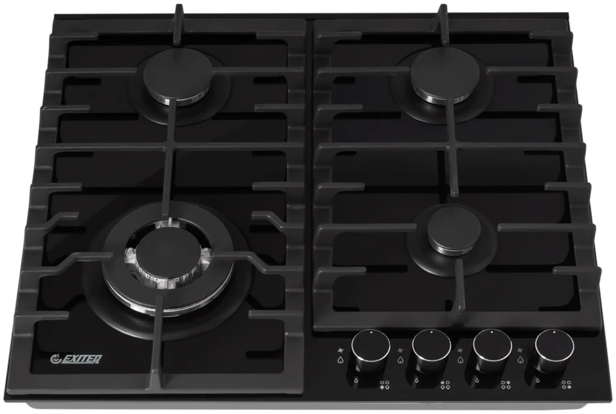 Встр-ая варочная газовая поверхность EXITEQ EXH-204 black, , шт 7