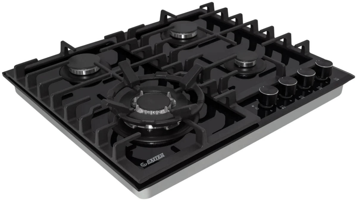 Встр-ая варочная газовая поверхность EXITEQ EXH-204 black, , шт 9