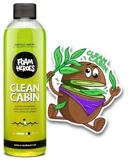Foam Heroes Clean Cabin слабощелочной состав для химчистки салона, 500 мл