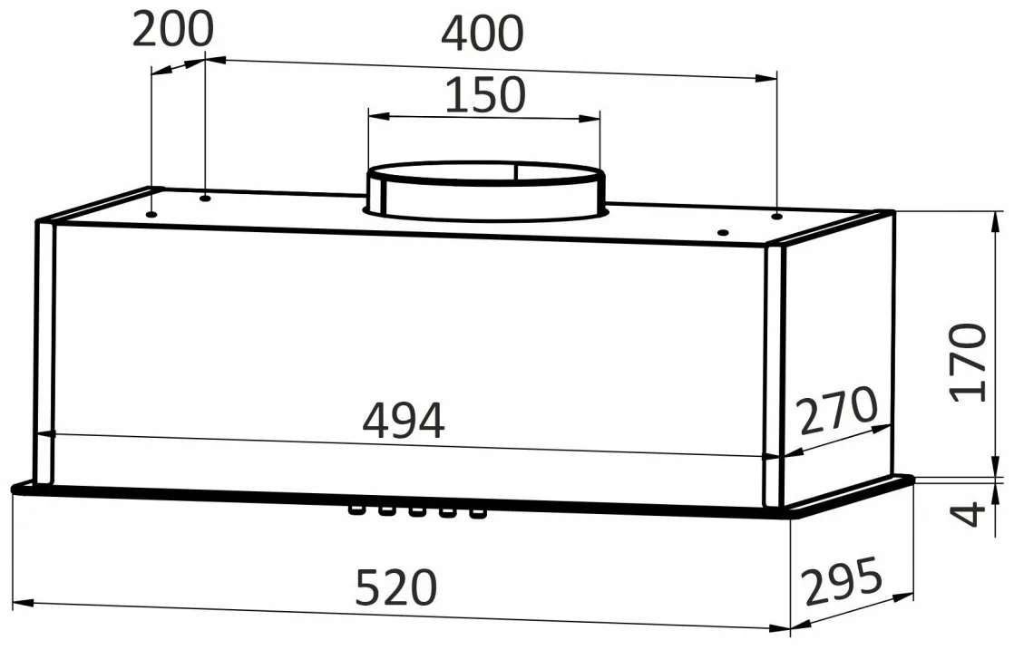 Вытяжка кухонная EXITEQ EX-1246 black, , шт 13
