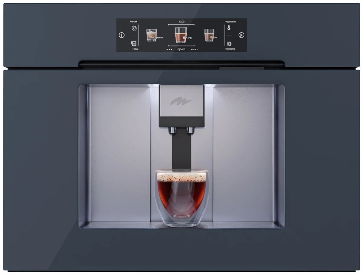 MILLEN MBCM 8801 GR , встриваемая автоматическая кофемашина (серая)
